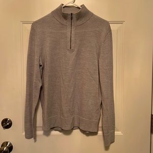 Banana Republic Merino Wool Sweater, Gray, Small